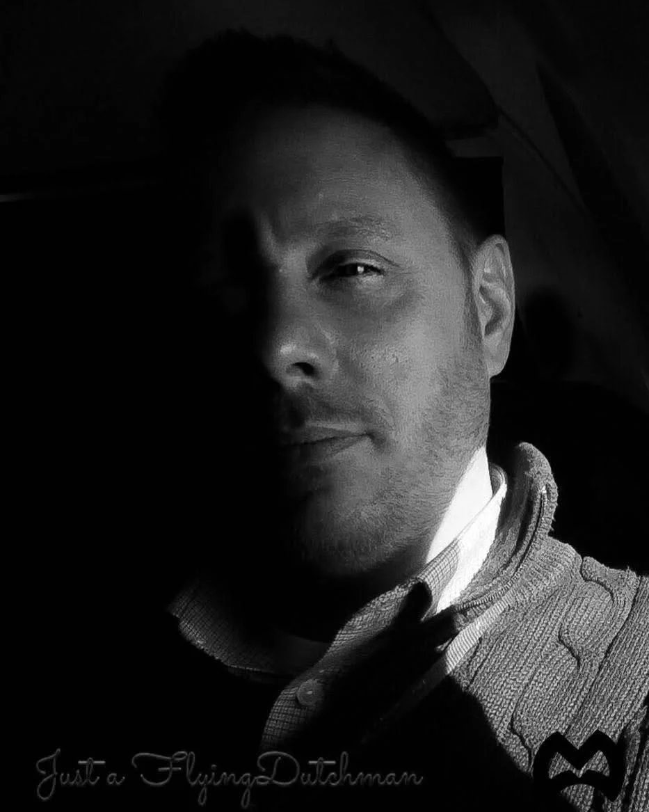 Black and white portrait of Joris Van Putten
